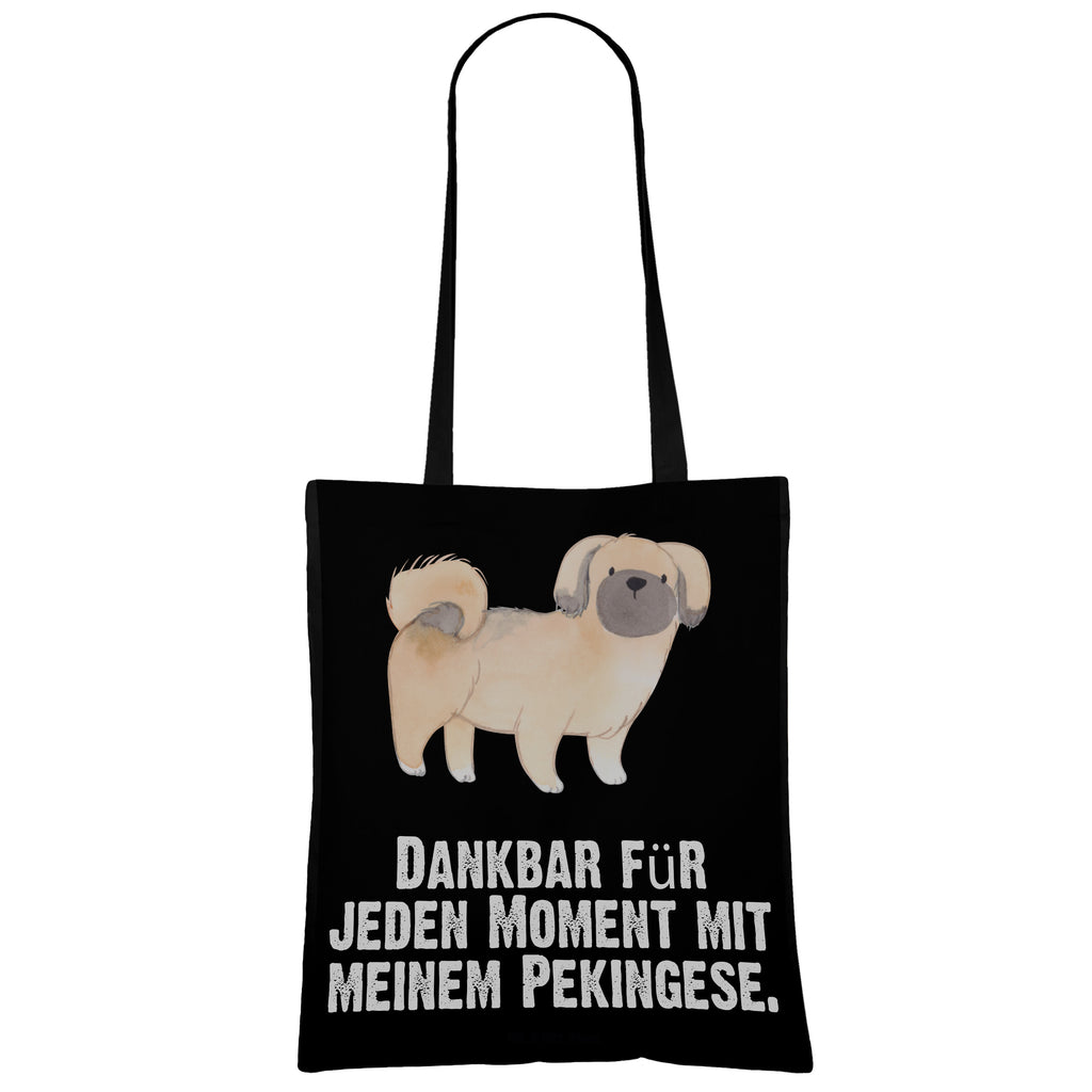 Tragetasche Pekingese Moment Beuteltasche, Beutel, Einkaufstasche, Jutebeutel, Stoffbeutel, Tasche, Shopper, Umhängetasche, Strandtasche, Schultertasche, Stofftasche, Tragetasche, Badetasche, Jutetasche, Einkaufstüte, Laptoptasche, Hund, Hunderasse, Rassehund, Hundebesitzer, Geschenk, Tierfreund, Schenken, Welpe, Pekingese, Pekinese, Peking-Palasthund