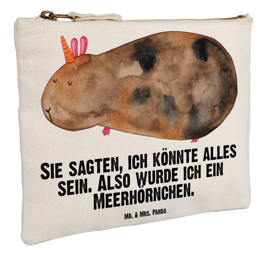 Schminktasche Meerhörnchen Schminktasche, Kosmetiktasche, Kosmetikbeutel, Stiftemäppchen, Etui, Federmappe, Makeup, XXL, Schminketui, Kosmetiketui, Schlamperetui, Einhorn, Einhörner, Einhorn Deko, Pegasus, Unicorn, Meerhörnchen, Meericorn, Meerschwein, Meerschweinchen