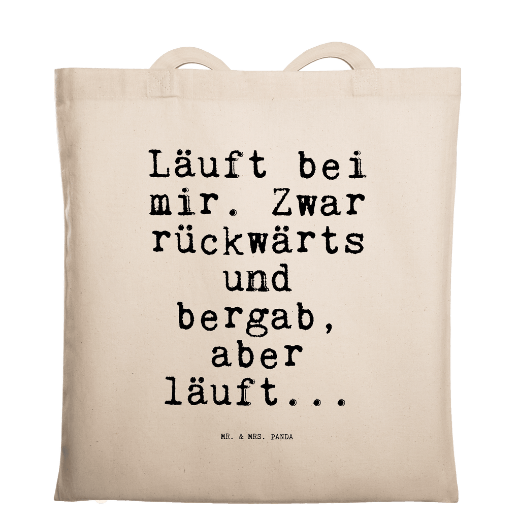 Tragetasche Läuft bei mir. Zwar... Beuteltasche, Beutel, Einkaufstasche, Jutebeutel, Stoffbeutel, Tasche, Shopper, Umhängetasche, Strandtasche, Schultertasche, Stofftasche, Tragetasche, Badetasche, Jutetasche, Einkaufstüte, Laptoptasche, Spruch, Sprüche, lustige Sprüche, Weisheiten, Zitate, Spruch Geschenke, Spruch Sprüche Weisheiten Zitate Lustig Weisheit Worte