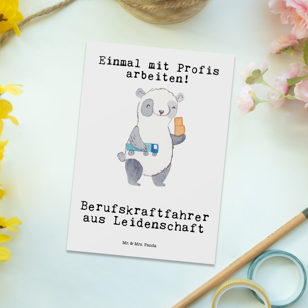 Postkarte Berufskraftfahrer aus Leidenschaft Postkarte, Karte, Geschenkkarte, Grußkarte, Einladung, Ansichtskarte, Geburtstagskarte, Einladungskarte, Dankeskarte, Ansichtskarten, Einladung Geburtstag, Einladungskarten Geburtstag, Beruf, Ausbildung, Jubiläum, Abschied, Rente, Kollege, Kollegin, Geschenk, Schenken, Arbeitskollege, Mitarbeiter, Firma, Danke, Dankeschön