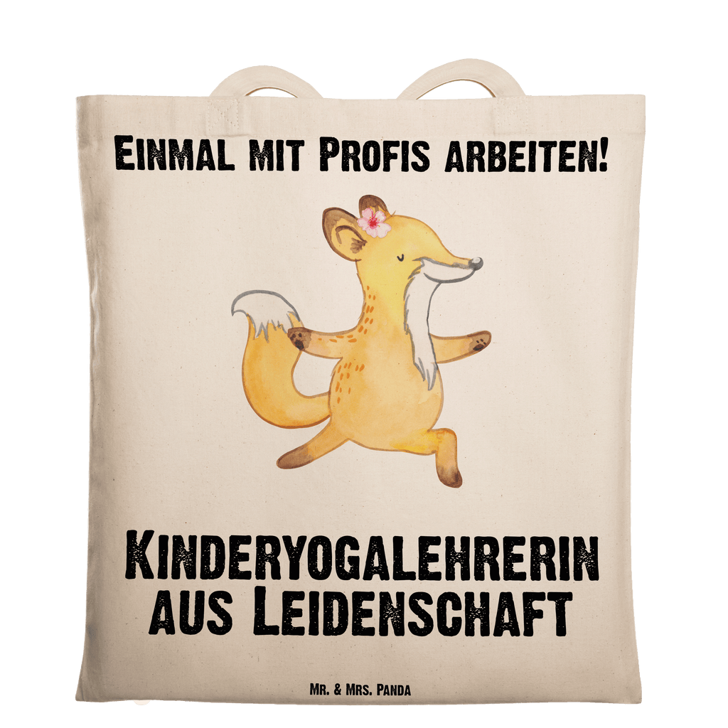 Tragetasche Kinderyogalehrerin aus Leidenschaft Beuteltasche, Beutel, Einkaufstasche, Jutebeutel, Stoffbeutel, Tasche, Shopper, Umhängetasche, Strandtasche, Schultertasche, Stofftasche, Tragetasche, Badetasche, Jutetasche, Einkaufstüte, Laptoptasche, Beruf, Ausbildung, Jubiläum, Abschied, Rente, Kollege, Kollegin, Geschenk, Schenken, Arbeitskollege, Mitarbeiter, Firma, Danke, Dankeschön