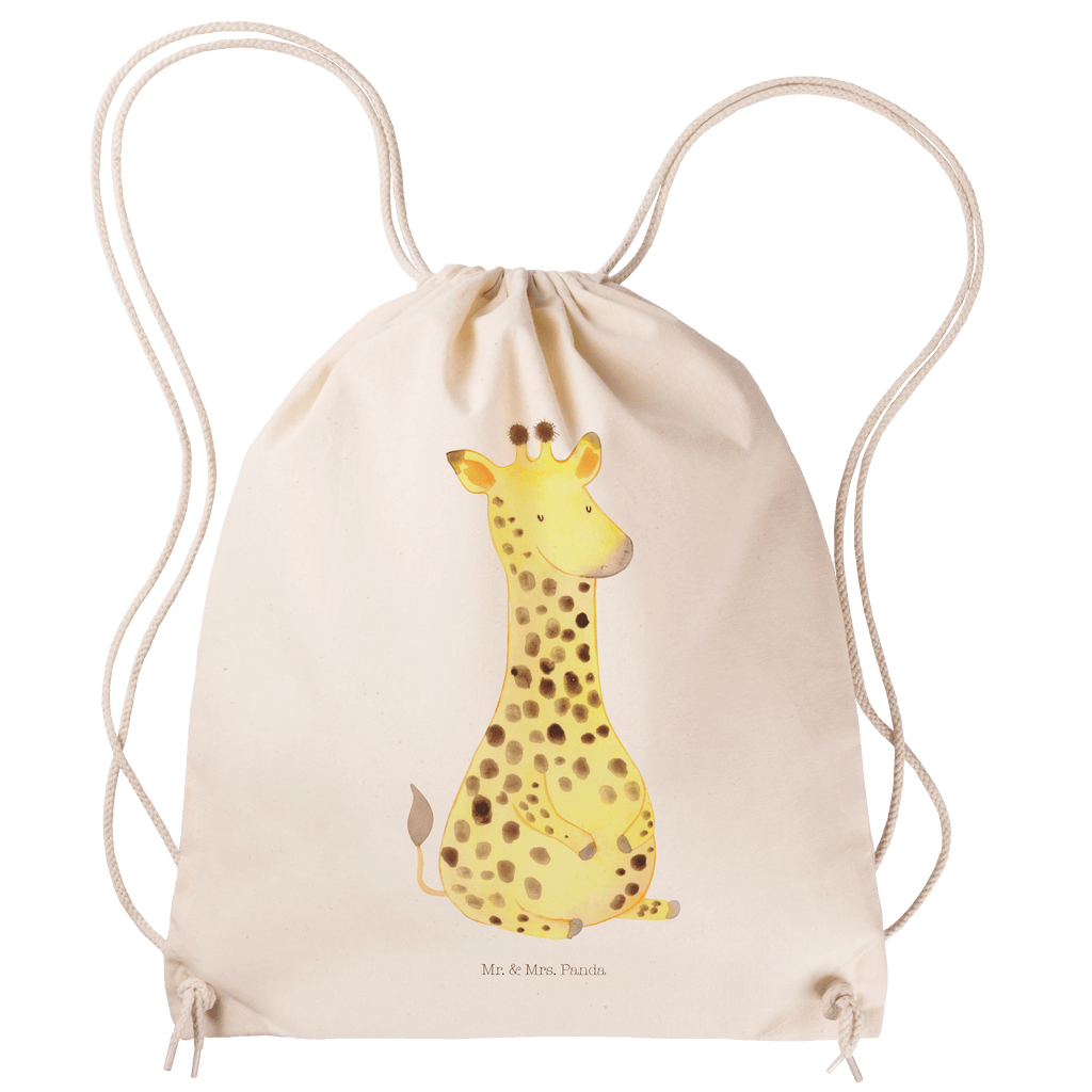 Sportbeutel Giraffe Zufrieden Sportbeutel, Turnbeutel, Beutel, Sporttasche, Tasche, Stoffbeutel, Sportbeutel Kinder, Gymsack, Beutel Rucksack, Kleine Sporttasche, Sportzubehör, Turnbeutel Baumwolle, Afrika, Wildtiere, Giraffe, Zufrieden, Glück, Abenteuer