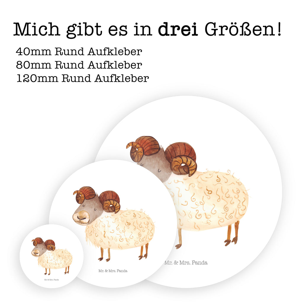 Rund Aufkleber Sternzeichen Widder Sticker, Aufkleber, Etikett, Tierkreiszeichen, Sternzeichen, Horoskop, Astrologie, Aszendent, Widder Geschenk, Widder Sternzeichen, Geschenk März, Geschenk April, Geburtstag März, Geburtstag April, Bock, Schafbock