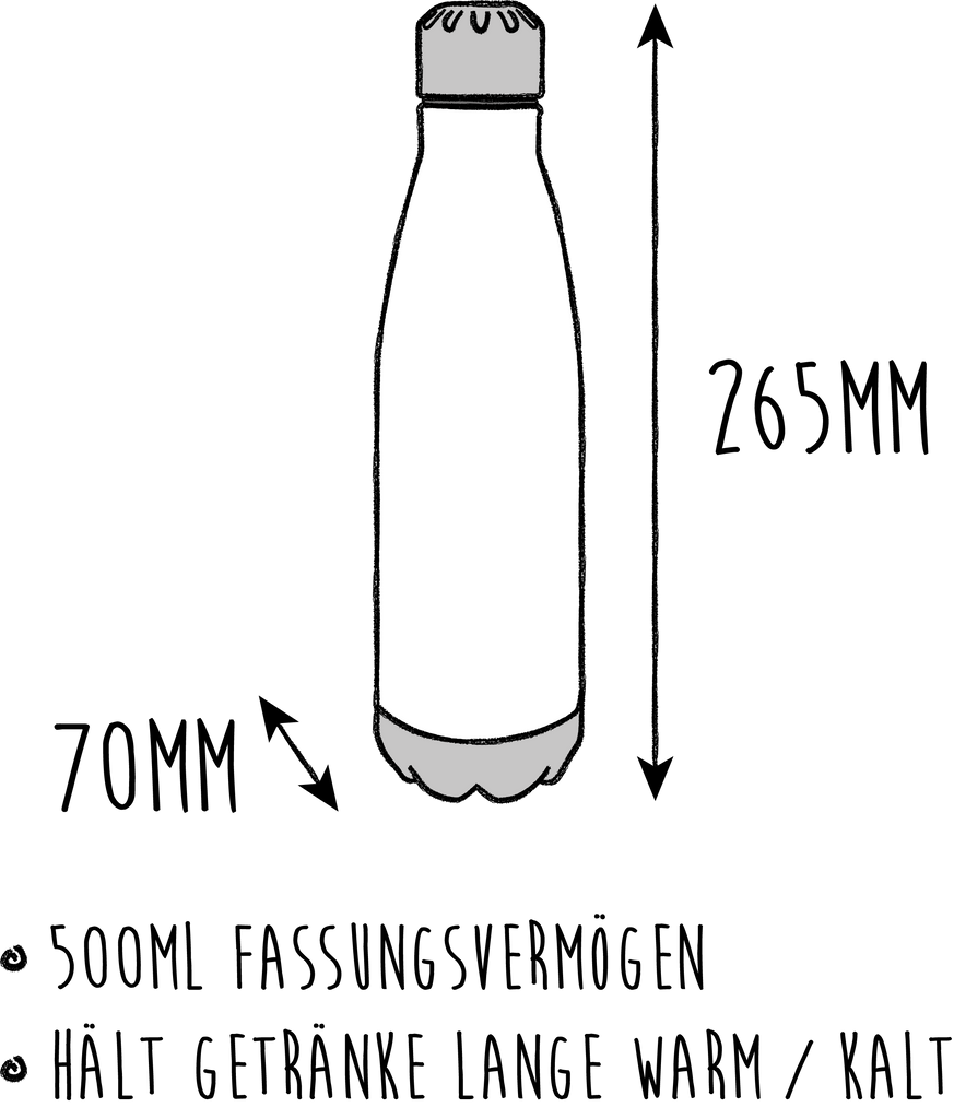 Thermosflasche Raupe & Schmetterling Isolierflasche, Thermoflasche, Trinkflasche, Thermos, Edelstahl, Tiermotive, Gute Laune, lustige Sprüche, Tiere, Raupe, Schmetterling, Zitronenfalter, Entwicklung, Erwachsen werden, Kokon, Hut, Hütchen, Schönheit, Aufwachsen