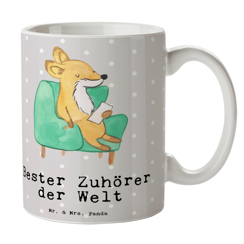 Tasse Fuchs Bester Zuhörer der Welt Tasse, Kaffeetasse, Teetasse, Becher, Kaffeebecher, Teebecher, Keramiktasse, Porzellantasse, Büro Tasse, Geschenk Tasse, Tasse Sprüche, Tasse Motive, Kaffeetassen, Tasse bedrucken, Designer Tasse, Cappuccino Tassen, Schöne Teetassen, für, Dankeschön, Geschenk, Schenken, Geburtstag, Geburtstagsgeschenk, Geschenkidee, Danke, Bedanken, Mitbringsel, Freude machen, Geschenktipp, Zuhörer, Freund, Freundin, offenes Ohr, Hilfsbereit, Hilfe