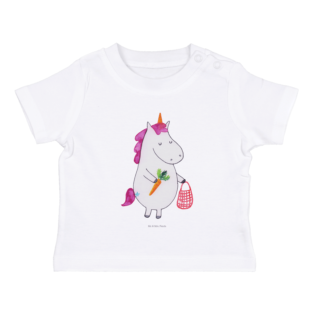 Organic Baby Shirt Einhorn Gemüse Baby T-Shirt, Jungen Baby T-Shirt, Mädchen Baby T-Shirt, Shirt, Einhorn, Einhörner, Einhorn Deko, Pegasus, Unicorn, Biomarkt, Bio, Gemüse, Wochenmarkt