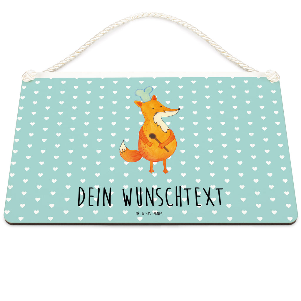 Personalisiertes Deko Schild Fuchs Koch Dekoschild, Deko Schild, Schild, Tür Schild, Türschild, Holzschild, Wandschild, Wanddeko, Fuchs, Füchse, Koch Geschenk, Küche Spruch, Küche Deko, Köche, Bäcker, Party Spruch, Spruch lustig, witzig