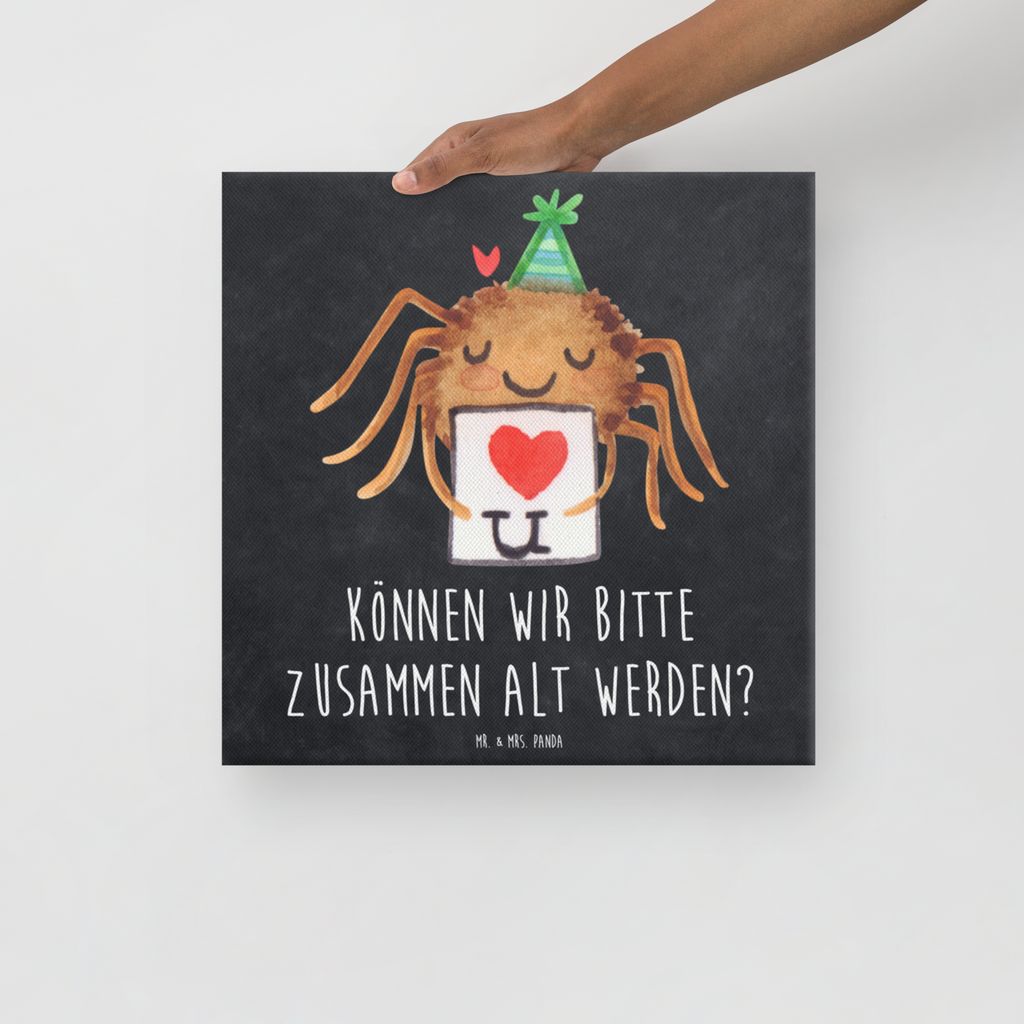 Leinwand Bild Spinne Agathe Brief Leinwand, Bild, Kunstdruck, Wanddeko, Dekoration, Spinne Agathe, Spinne, Agathe, Videos, Merchandise, Liebesbeweis, Ich Liebe dich, Heiratsantrag, Verliebt, Liebespaar, Liebesgeschenk, Treuebeweis, Treuetest