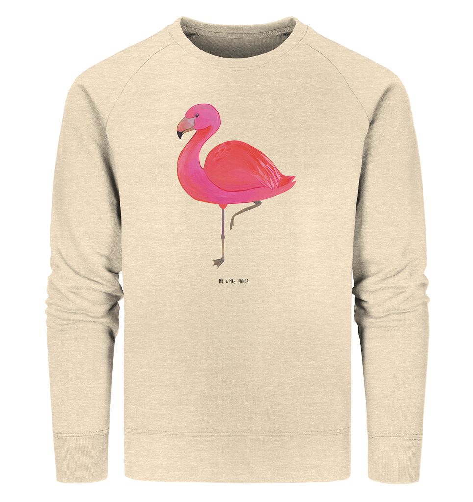 Organic Pullover Flamingo classic Pullover, Pullover Männer, Pullover Frauen, Sweatshirt, Sweatshirt Männer, Sweatshirt Frauen, Unisex, Flamingo, Einzigartig, Selbstliebe, Stolz, ich, für mich, Spruch, Freundin, Freundinnen, Außenseiter, Sohn, Tochter, Geschwister