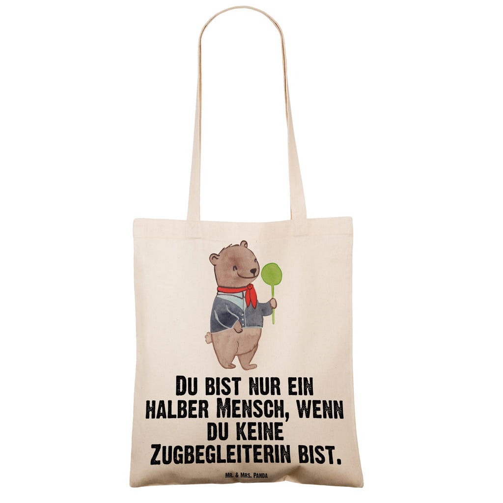 Tragetasche Zugbegleiterin mit Herz Beuteltasche, Beutel, Einkaufstasche, Jutebeutel, Stoffbeutel, Tasche, Shopper, Umhängetasche, Strandtasche, Schultertasche, Stofftasche, Tragetasche, Badetasche, Jutetasche, Einkaufstüte, Laptoptasche, Beruf, Ausbildung, Jubiläum, Abschied, Rente, Kollege, Kollegin, Geschenk, Schenken, Arbeitskollege, Mitarbeiter, Firma, Danke, Dankeschön