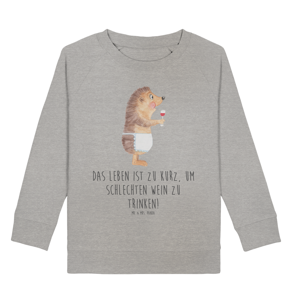 Organic Kinder Pullover Igel mit Wein Kinder Pullover, Kinder Sweatshirt, Jungen, Mädchen, Tiermotive, Gute Laune, lustige Sprüche, Tiere, Wein Spruch, Igel, Geschenk Weintrinker, Geschenk Weinliebhaber, Wein Deko, Weinglas, Rotwein, Weißwein, Wein trinken