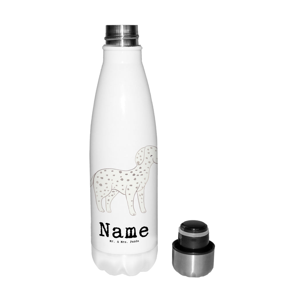 Personalisierte Thermosflasche Dalmatiner Lebensretter Personalisierte Isolierflasche, Personalisierte Thermoflasche, Personalisierte Trinkflasche, Trinkflasche Mit Namen, Wunschname, Bedrucken, Namensflasche, Hund, Hunderasse, Rassehund, Hundebesitzer, Geschenk, Tierfreund, Schenken, Welpe, Dalmatiner, Dalmatinac