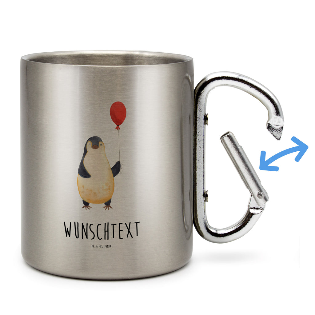 Personalisierter Edelstahlbecher Pinguin Luftballon Personalisierte Edelstahltasse, Personalisierter Edelstahlbecher, Personalisierter Outdoor Becher, Personalisierte Outdoor Tasse, Pinguin, Pinguine, Luftballon, Tagträume, Lebenslust, Geschenk Freundin, Geschenkidee, beste Freundin, Motivation, Neustart, neues Leben, Liebe, Glück