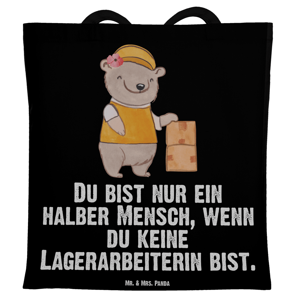 Tragetasche Lagerarbeiterin mit Herz Beuteltasche, Beutel, Einkaufstasche, Jutebeutel, Stoffbeutel, Tasche, Shopper, Umhängetasche, Strandtasche, Schultertasche, Stofftasche, Tragetasche, Badetasche, Jutetasche, Einkaufstüte, Laptoptasche, Beruf, Ausbildung, Jubiläum, Abschied, Rente, Kollege, Kollegin, Geschenk, Schenken, Arbeitskollege, Mitarbeiter, Firma, Danke, Dankeschön, Lagerarbeiterin, Fachlageristin, Lageristin, Lagerverwalterin