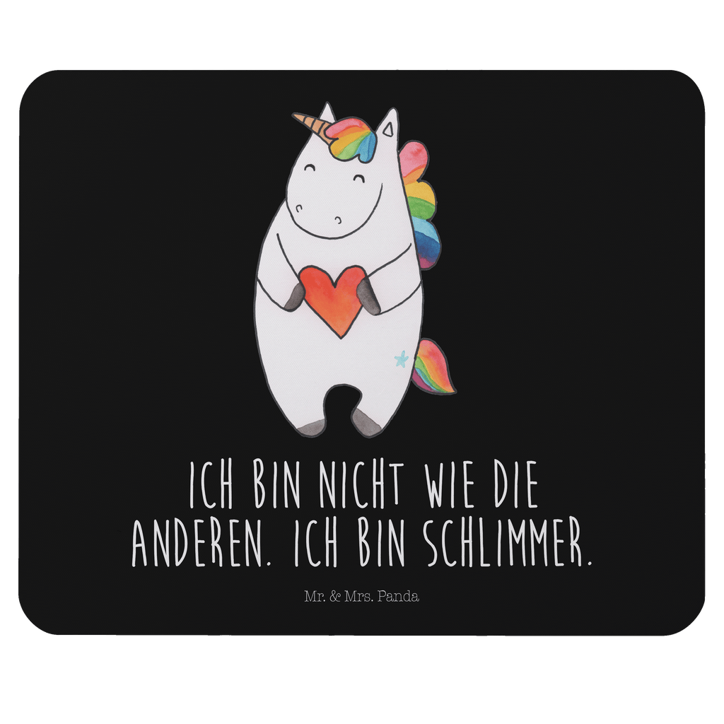 Mauspad Einhorn Herz Mousepad, Computer zubehör, Büroausstattung, PC Zubehör, Arbeitszimmer, Mauspad, Einzigartiges Mauspad, Designer Mauspad, Mausunterlage, Mauspad Büro, Einhorn, Einhörner, Einhorn Deko, Pegasus, Unicorn, Herz, schlimm, böse, witzig, lustig, Freundin, anders, bunt