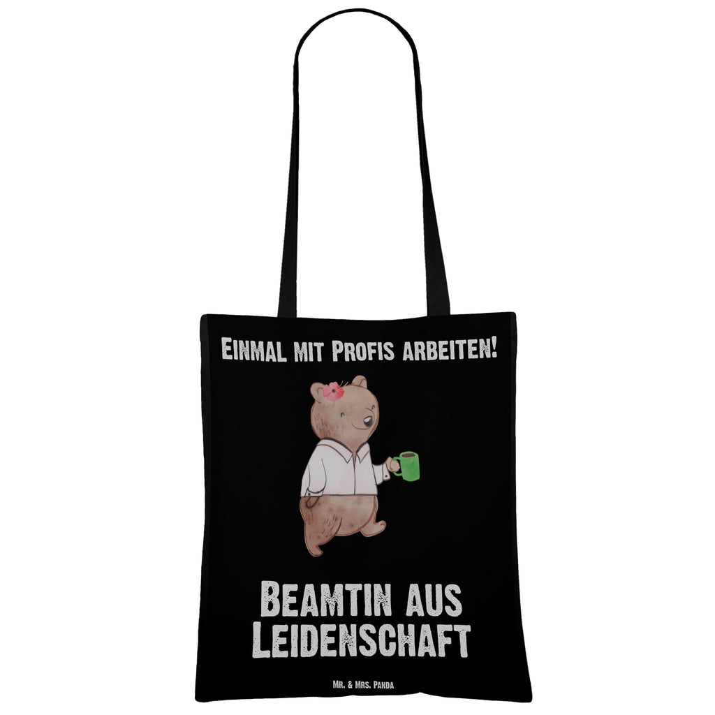 Tragetasche Beamtin aus Leidenschaft Beuteltasche, Beutel, Einkaufstasche, Jutebeutel, Stoffbeutel, Tasche, Shopper, Umhängetasche, Strandtasche, Schultertasche, Stofftasche, Tragetasche, Badetasche, Jutetasche, Einkaufstüte, Laptoptasche, Beruf, Ausbildung, Jubiläum, Abschied, Rente, Kollege, Kollegin, Geschenk, Schenken, Arbeitskollege, Mitarbeiter, Firma, Danke, Dankeschön, Beamte, Verbeamtung, Beamtentum, öffentlicher Dienst, Studium, Amt