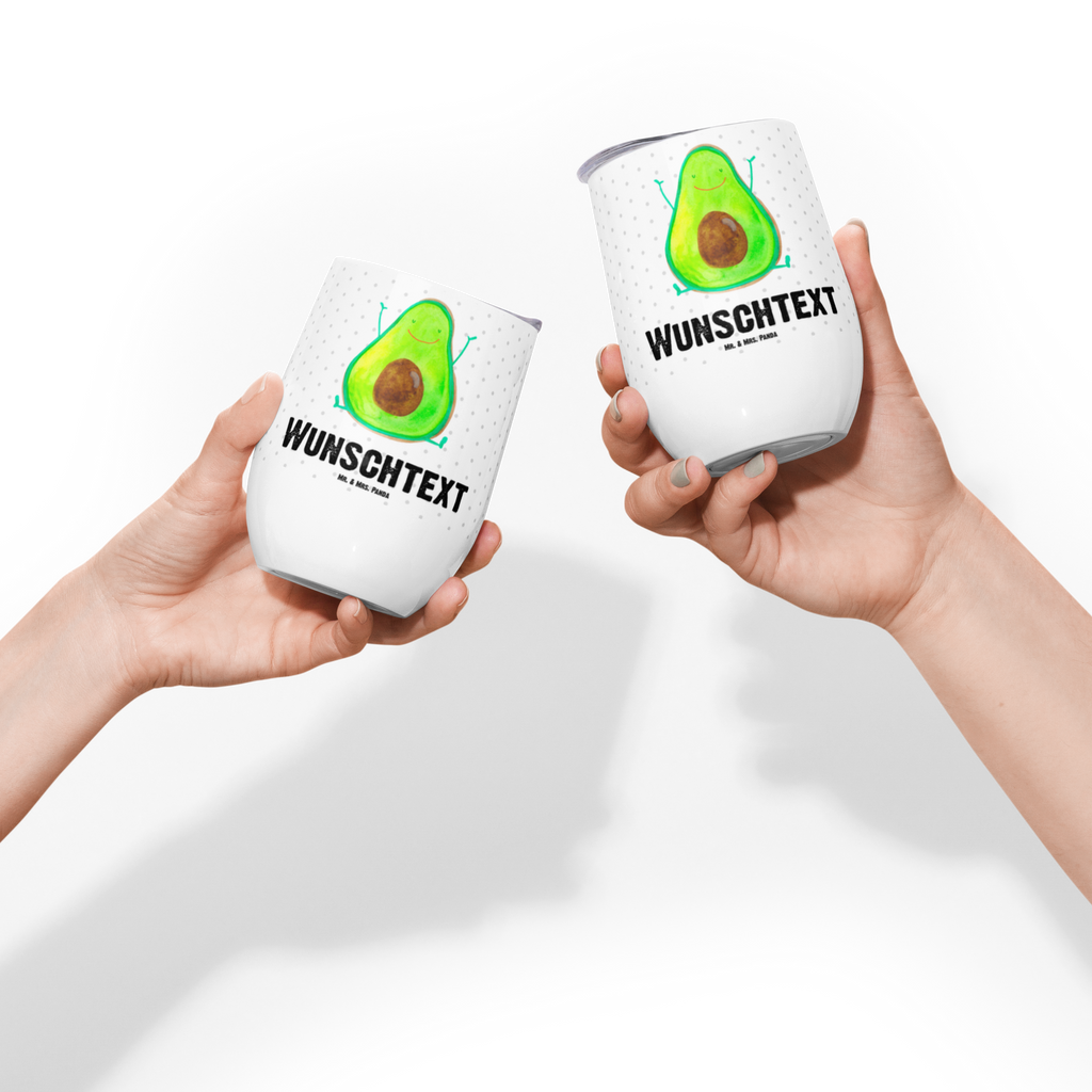 Personalisierter Weinbecher Avocado Happy Personalisierter Weinbecher, Personalisierter Glühwein Becher, Heißgetränke, Personalisierter Trinkbecher, Personalisierter Weinkelch, Personalisiertes Weingläser, hochwertiger Weinbecher, Weinbecher Reisen, Weinbecher unterwegs, Personalisertes Sommerglas, mit Namen, Wunschtext, Personalisierung, selbst bedrucken, Personalisiertes Weinglas, Avocado, Veggie, Vegan, Gesund, Chaos