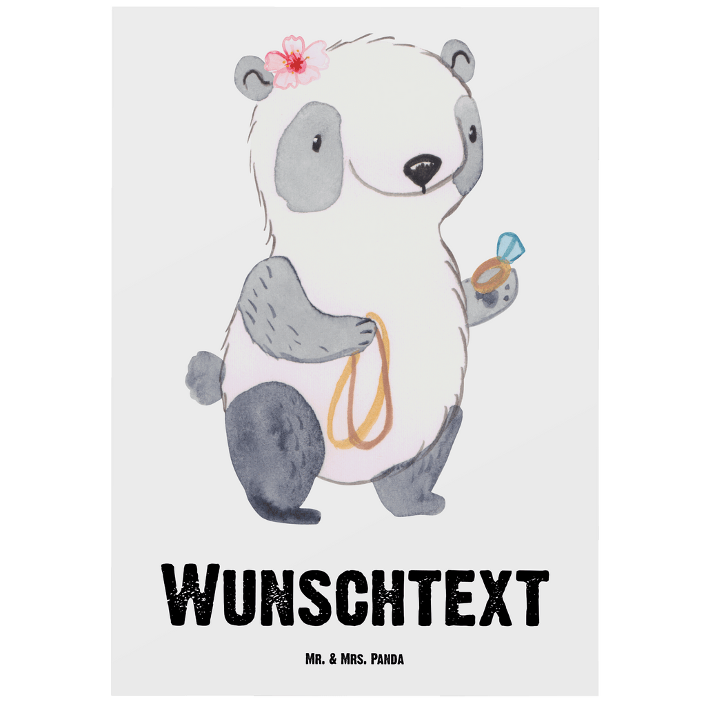 Personalisierte Postkarte Schmuckverkäuferin mit Herz Postkarte mit Namen, Postkarte bedrucken, Postkarte mit Wunschtext, Postkarte personalisierbar, Geschenkkarte mit Namen, Grußkarte mit Namen, Karte mit Namen, Einladung mit Namen, Ansichtskarte mit Namen, Geschenkkarte mit Wunschtext, Grußkarte mit Wunschtext, Karte mit Wunschtext, Einladung mit Wunschtext, Ansichtskarte mit Wunschtext, Beruf, Ausbildung, Jubiläum, Abschied, Rente, Kollege, Kollegin, Geschenk, Schenken, Arbeitskollege, Mitarbeiter, Firma, Danke, Dankeschön, Schmuckverkäuferin, Juwelier, Goldschmied, Schmied, Schmuckwarenhändler, Schmuckgeschäft, Eröffnung