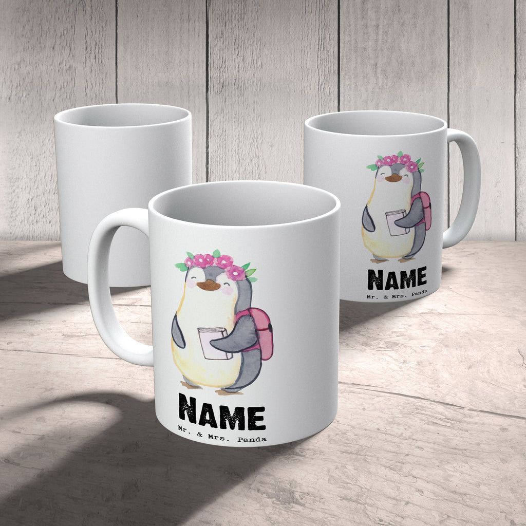 Personalisierte Tasse Pinguin Beste Studentin der Welt Personalisierte Tasse, Namenstasse, Wunschname, Personalisiert, Tasse, Namen, Drucken, Tasse mit Namen, für, Dankeschön, Geschenk, Schenken, Geburtstag, Geburtstagsgeschenk, Geschenkidee, Danke, Bedanken, Mitbringsel, Freude machen, Geschenktipp, Studentin, Studium, Tochter, Spaß, Musterschülerin, lustig, Studienabschluss, witzig, Universität, Abschluss, Alumni, Uni, Studenten, Hochschule