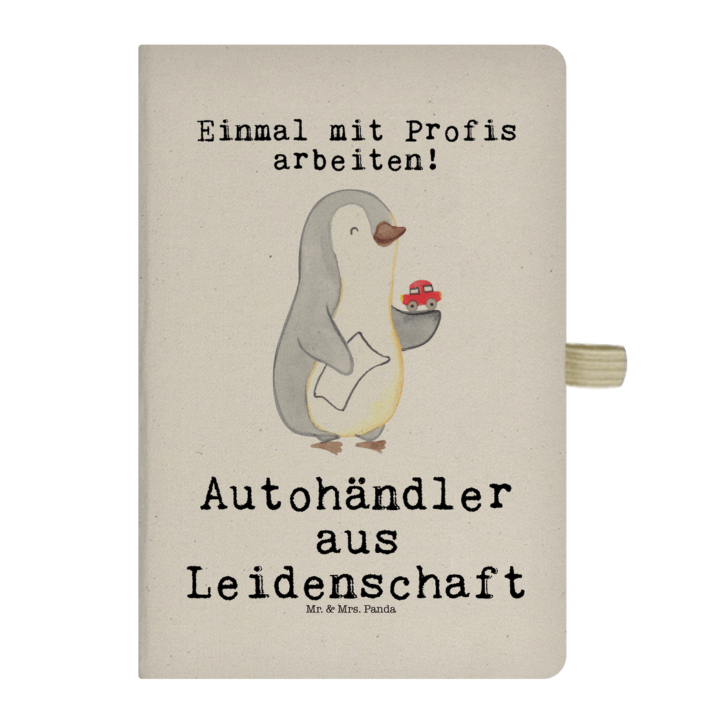 Baumwoll Notizbuch Autohändler Leidenschaft