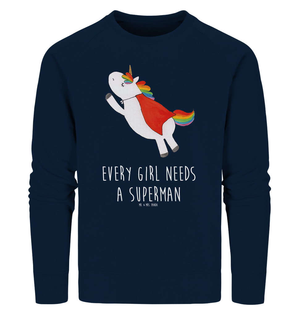 Organic Pullover Einhorn Super Pullover, Pullover Männer, Pullover Frauen, Sweatshirt, Sweatshirt Männer, Sweatshirt Frauen, Unisex, Einhorn, Einhörner, Einhorn Deko, Pegasus, Unicorn, Traummann, Superheld, Held, Freundin, Geschenk, Girl, Mädchen