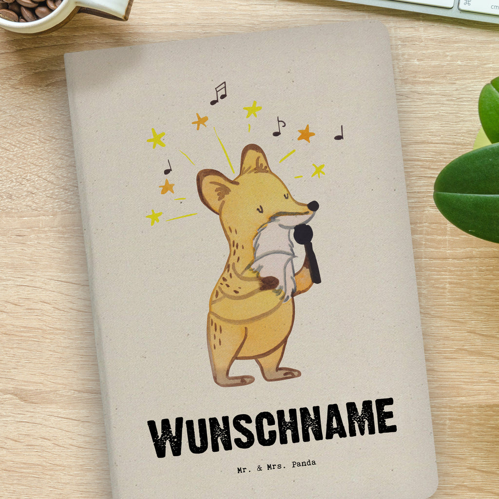 DIN A4 Personalisiertes Notizbuch Musicaldarsteller mit Herz Personalisiertes Notizbuch, Notizbuch mit Namen, Notizbuch bedrucken, Personalisierung, Namensbuch, Namen, Beruf, Ausbildung, Jubiläum, Abschied, Rente, Kollege, Kollegin, Geschenk, Schenken, Arbeitskollege, Mitarbeiter, Firma, Danke, Dankeschön