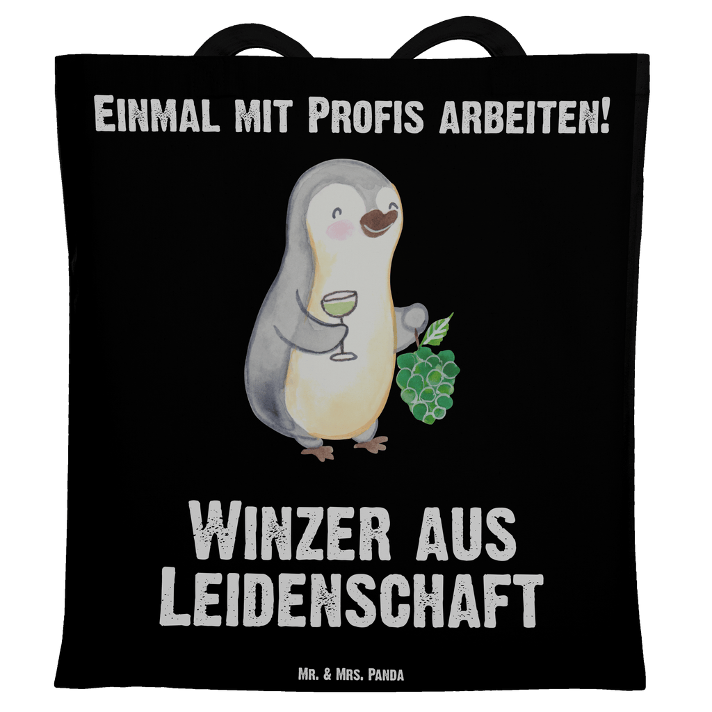 Tragetasche Winzer aus Leidenschaft Beuteltasche, Beutel, Einkaufstasche, Jutebeutel, Stoffbeutel, Tasche, Shopper, Umhängetasche, Strandtasche, Schultertasche, Stofftasche, Tragetasche, Badetasche, Jutetasche, Einkaufstüte, Laptoptasche, Beruf, Ausbildung, Jubiläum, Abschied, Rente, Kollege, Kollegin, Geschenk, Schenken, Arbeitskollege, Mitarbeiter, Firma, Danke, Dankeschön