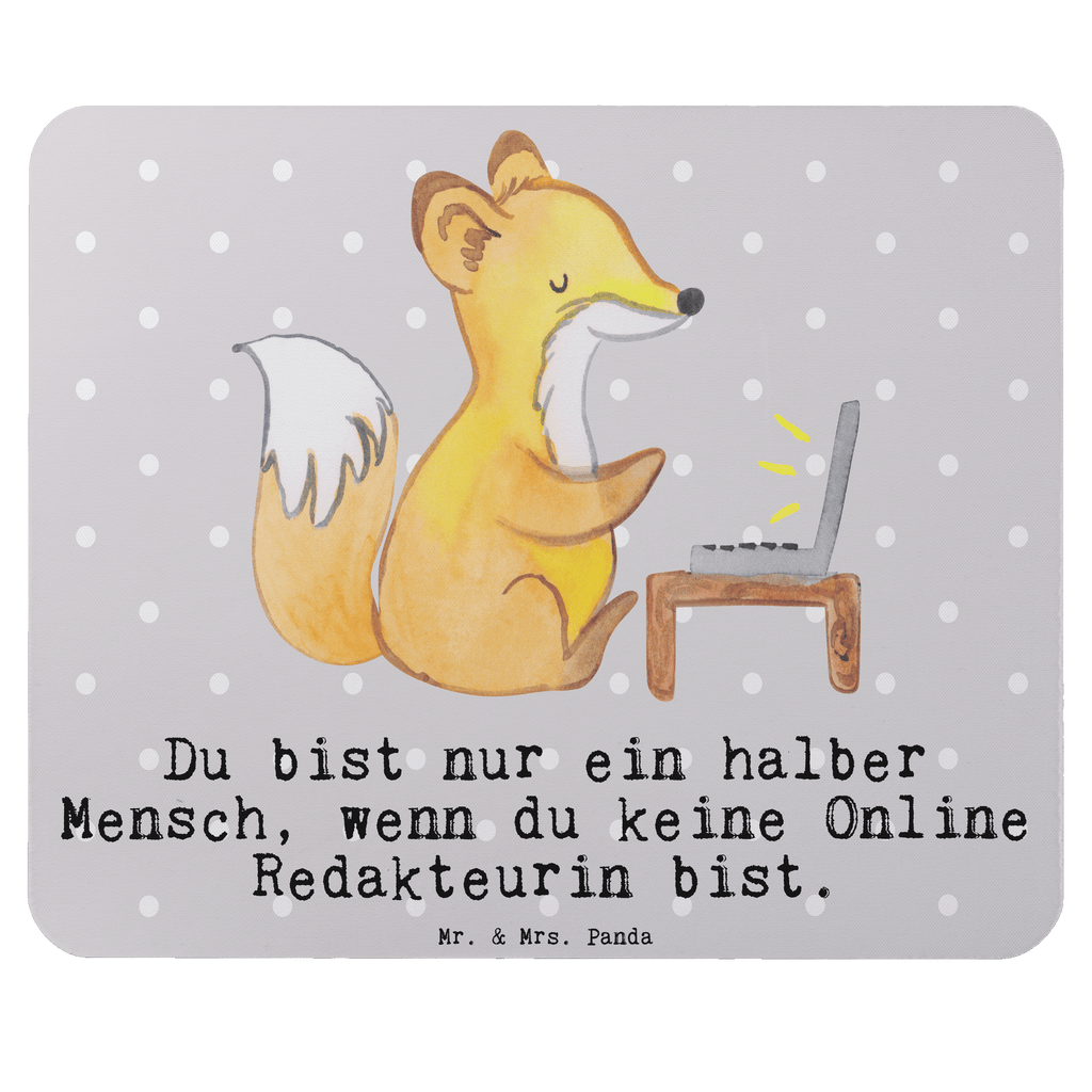 Mauspad Online Redakteurin mit Herz Mousepad, Computer zubehör, Büroausstattung, PC Zubehör, Arbeitszimmer, Mauspad, Einzigartiges Mauspad, Designer Mauspad, Mausunterlage, Mauspad Büro, Beruf, Ausbildung, Jubiläum, Abschied, Rente, Kollege, Kollegin, Geschenk, Schenken, Arbeitskollege, Mitarbeiter, Firma, Danke, Dankeschön