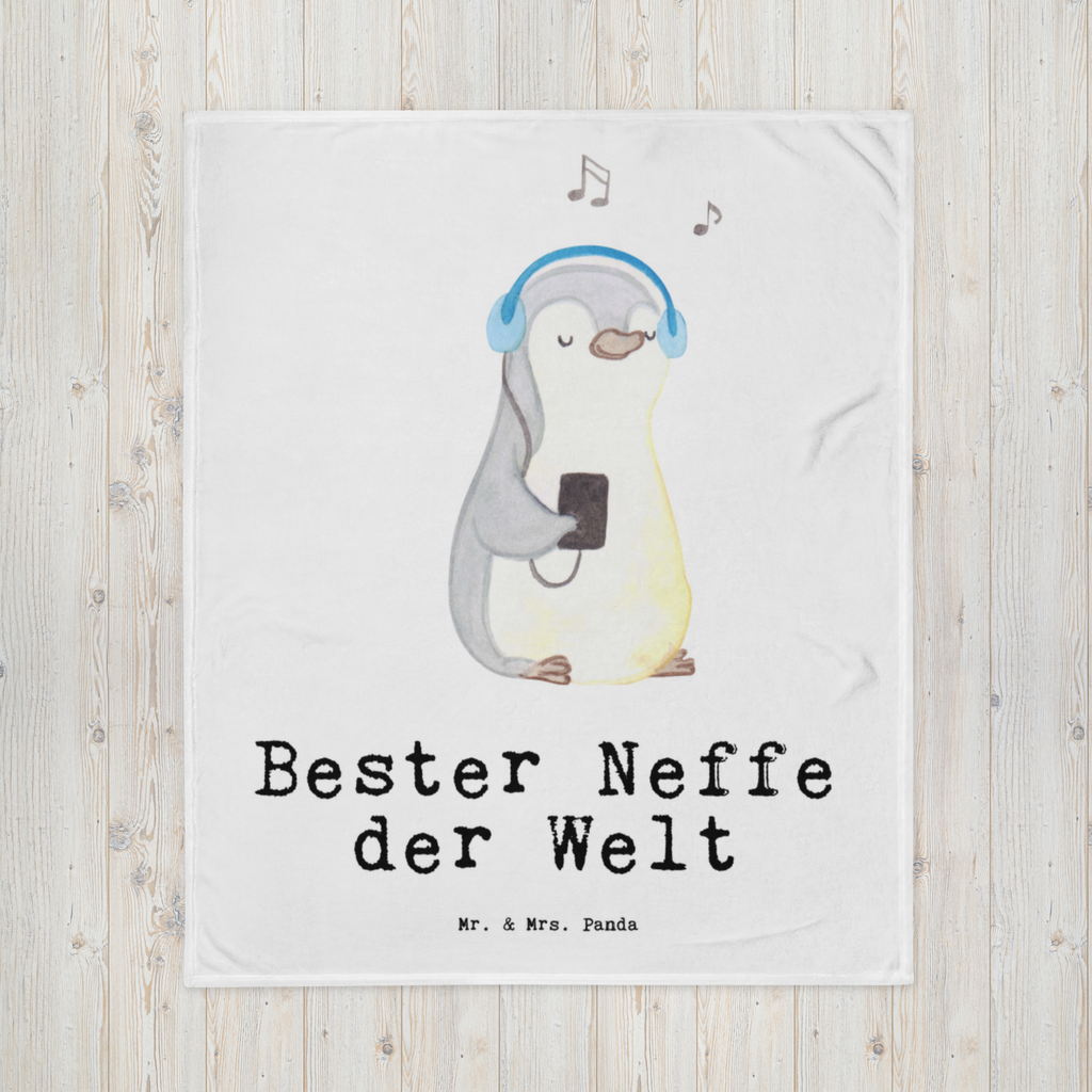 Kuscheldecke Pinguin Bester Neffe der Welt Decke, Wohndecke, Tagesdecke, Wolldecke, Sofadecke, für, Dankeschön, Geschenk, Schenken, Geburtstag, Geburtstagsgeschenk, Geschenkidee, Danke, Bedanken, Mitbringsel, Freude machen, Geschenktipp, Neffe, Onkel, Tante, Patentante, Patentonkel, Patenkind, Taufe, Sohn der Schwester, Sohn des Bruders, Bester