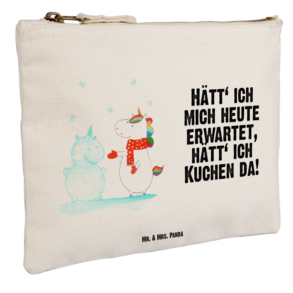 Schminktasche Einhorn Schneemann Schminktasche, Kosmetiktasche, Kosmetikbeutel, Stiftemäppchen, Etui, Federmappe, Makeup, XXL, Schminketui, Kosmetiketui, Schlamperetui, Einhorn, Einhörner, Einhorn Deko, Pegasus, Unicorn, Schneemann, Winter, Schnee, Kuchen, Weihnachten, kalt, Mütze, Handschuhe, X-Mas