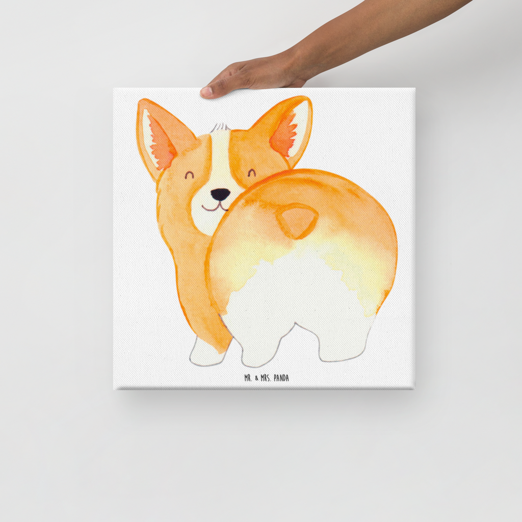 Leinwand Bild Corgi Po Leinwand, Bild, Kunstdruck, Wanddeko, Dekoration, Hund, Hundemotiv, Haustier, Hunderasse, Tierliebhaber, Hundebesitzer, Sprüche, Corgie, Hundeliebe, Motivation, Selbstliebe, Spruch