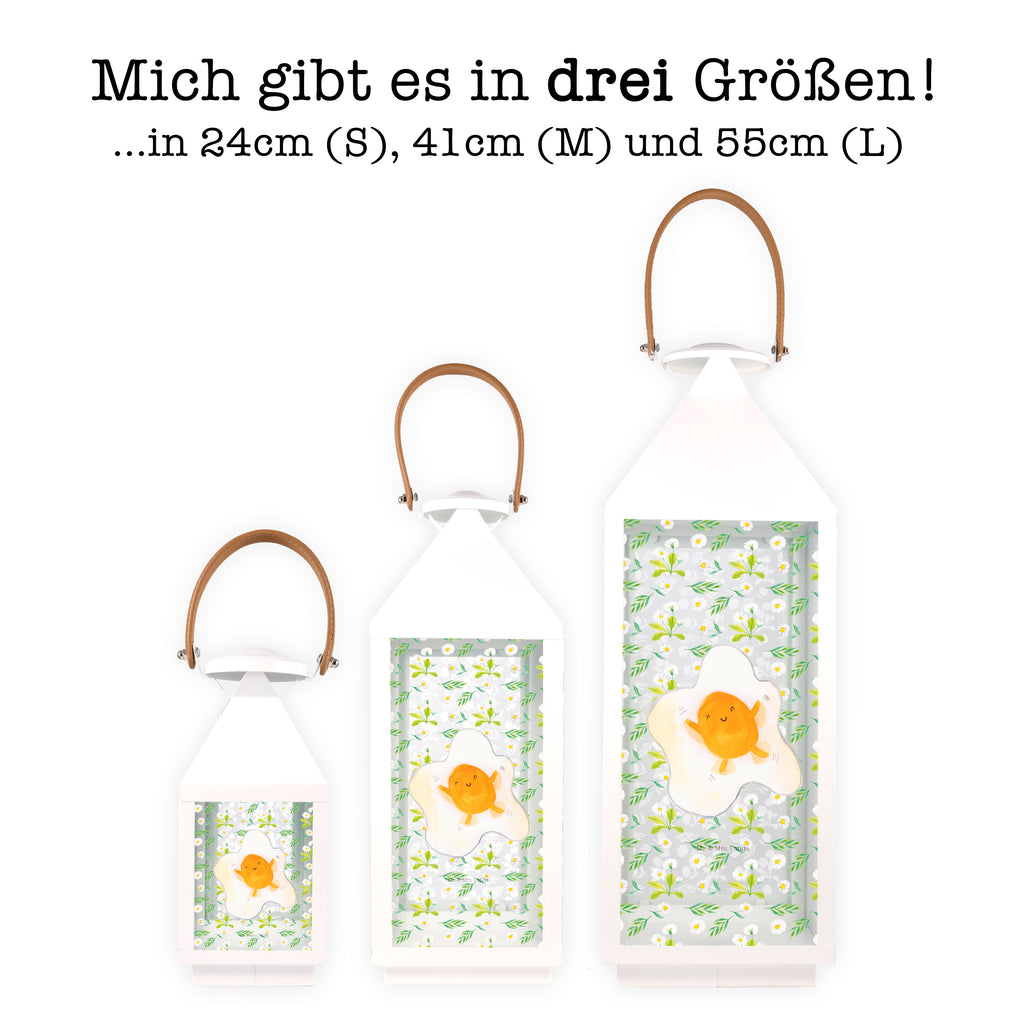 Deko Laterne Spiegelei Ei Gartenlampe, Gartenleuchte, Gartendekoration, Gartenlicht, Laterne kleine Laternen, XXL Laternen, Laterne groß, Tiermotive, Gute Laune, lustige Sprüche, Tiere, Ei, Spiegelei, Schön, Tag, Glücklich, Liebe