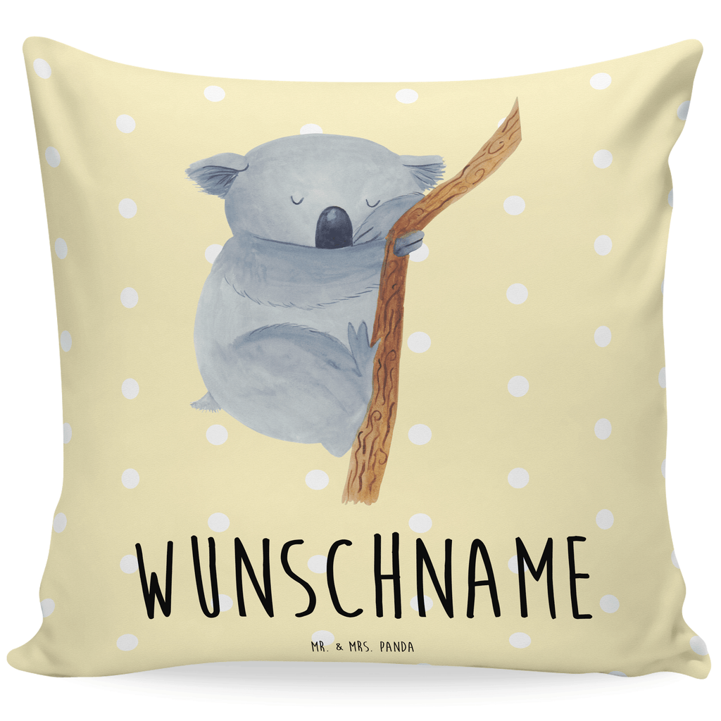 Personalisiertes Kissen Koalabär Kissen, personalisiert, Name, Wunschname, bedrucken, Kopfkissen, Tiermotive, Gute Laune, lustige Sprüche, Tiere, Koala, träumen, Traum, schlafen, Schlafzimmer, Traumland, Bär, Koalabär