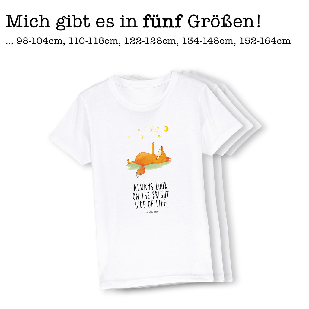 Organic Kinder T-Shirt Fuchs Sterne Kinder T-Shirt, Kinder T-Shirt Mädchen, Kinder T-Shirt Jungen, Fuchs, Füchse, tröstende Worte, Spruch positiv, Spruch schön, Romantik, Always Look on the Bright Side of Life