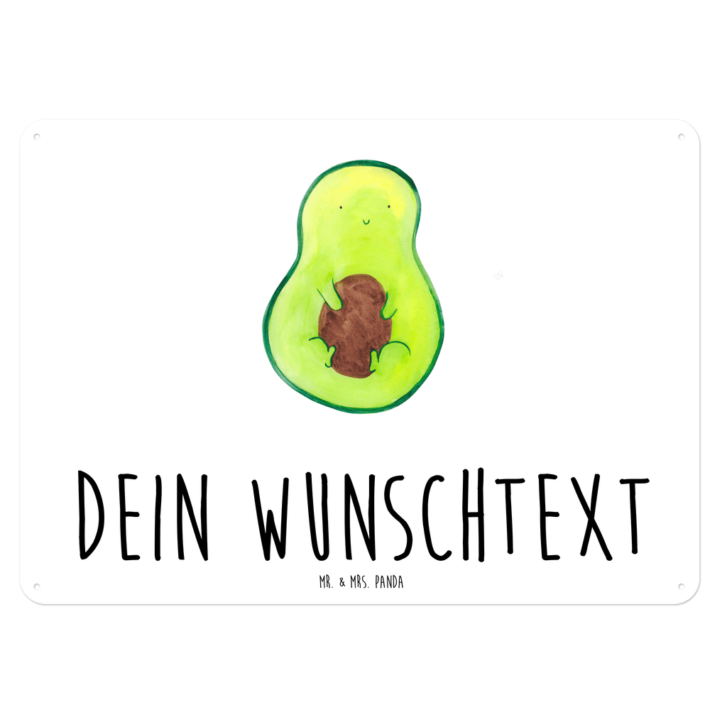 Personalisiertes Blechschild Avocado Kern Blechschild, Metallschild, Geschenk Schild, Schild, Magnet-Metall-Schild, Deko Schild, Wandschild, Wand-Dekoration, Türschild, Avocado, Veggie, Vegan, Gesund, Avokado, Avocadokern, Kern, Pflanze, Spruch Leben