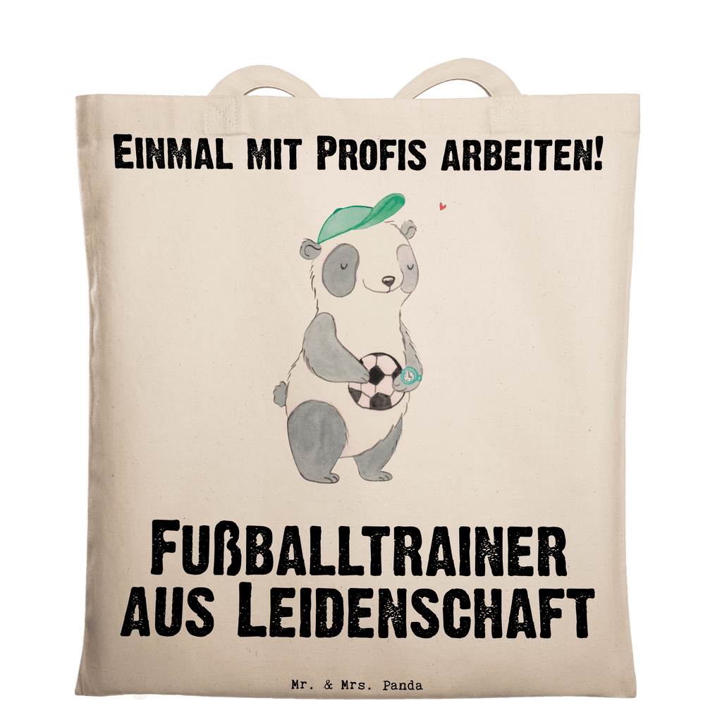 Tragetasche Fußballtrainer aus Leidenschaft Beuteltasche, Beutel, Einkaufstasche, Jutebeutel, Stoffbeutel, Tasche, Shopper, Umhängetasche, Strandtasche, Schultertasche, Stofftasche, Tragetasche, Badetasche, Jutetasche, Einkaufstüte, Laptoptasche, Beruf, Ausbildung, Jubiläum, Abschied, Rente, Kollege, Kollegin, Geschenk, Schenken, Arbeitskollege, Mitarbeiter, Firma, Danke, Dankeschön, Fußballtrainer, Fußballspiel, Glücksbringer, Verein Fußball