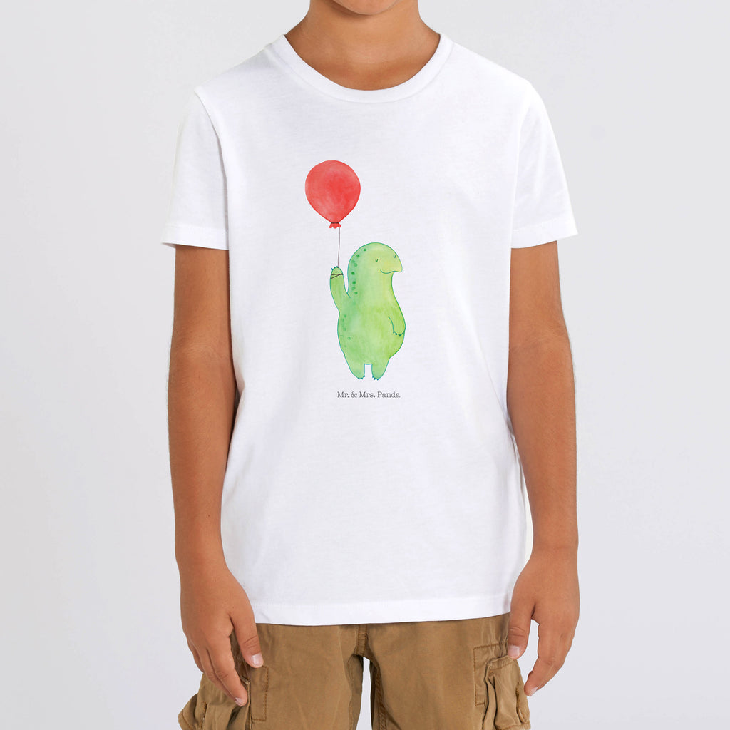 Organic Kinder T-Shirt Schildkröte Luftballon Kinder T-Shirt, Kinder T-Shirt Mädchen, Kinder T-Shirt Jungen, Schildkröte, Schildkröten, Mutausbruch, Motivation, Motivationsspruch