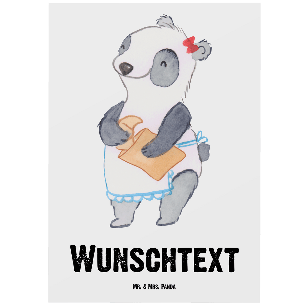 Personalisierte Postkarte Bäckerin mit Herz Postkarte mit Namen, Postkarte bedrucken, Postkarte mit Wunschtext, Postkarte personalisierbar, Geschenkkarte mit Namen, Grußkarte mit Namen, Karte mit Namen, Einladung mit Namen, Ansichtskarte mit Namen, Geschenkkarte mit Wunschtext, Grußkarte mit Wunschtext, Karte mit Wunschtext, Einladung mit Wunschtext, Ansichtskarte mit Wunschtext, Beruf, Ausbildung, Jubiläum, Abschied, Rente, Kollege, Kollegin, Geschenk, Schenken, Arbeitskollege, Mitarbeiter, Firma, Danke, Dankeschön, Bäckerin, Konditorin, Brotbäckerin, Bäckerei, Backstube, Bäckerladen, Brotmanufaktur