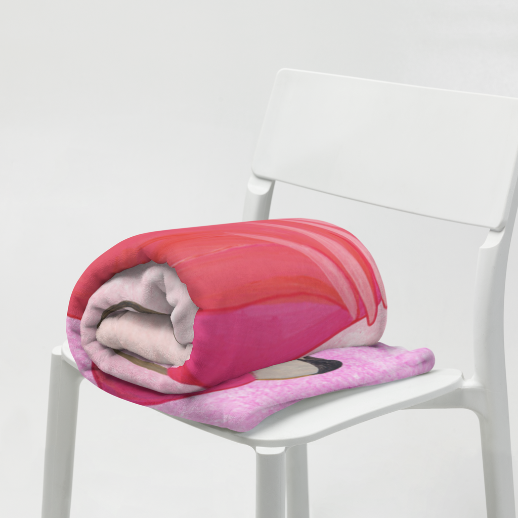 Kuscheldecke Flamingo stolz Decke, Wohndecke, Tagesdecke, Wolldecke, Sofadecke, Flamingo, stolz, Freude, Selbstliebe, Selbstakzeptanz, Freundin, beste Freundin, Tochter, Mama, Schwester