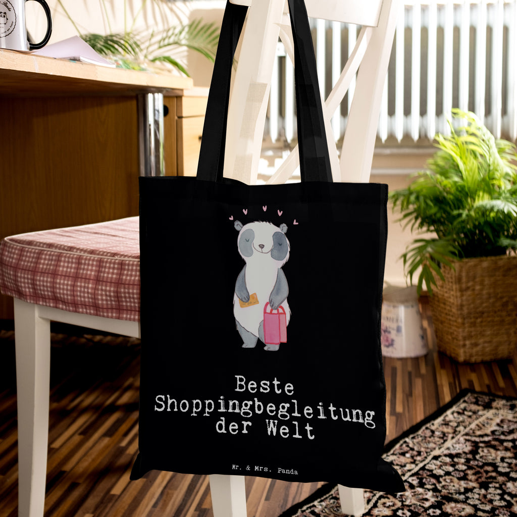 Tragetasche Panda Beste Shoppingbegleitung der Welt Beuteltasche, Beutel, Einkaufstasche, Jutebeutel, Stoffbeutel, Tasche, Shopper, Umhängetasche, Strandtasche, Schultertasche, Stofftasche, Tragetasche, Badetasche, Jutetasche, Einkaufstüte, Laptoptasche, für, Dankeschön, Geschenk, Schenken, Geburtstag, Geburtstagsgeschenk, Geschenkidee, Danke, Bedanken, Mitbringsel, Freude machen, Geschenktipp, Shoppingbegleitung, Shoppingpartner, Begleitung, Shoppen, Partner, Freundin, Freund, bff, Shopping, Einkaufen, Shopping-Queen, Queen, Bester