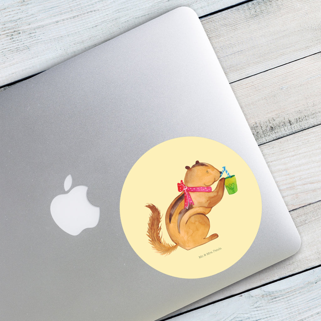 Rund Aufkleber Eichhörnchen Smoothie Sticker, Aufkleber, Etikett, Tiermotive, Gute Laune, lustige Sprüche, Tiere, Green Smoothies, Diät, Abnehmen, Streifenhörnchen, Eichhörnchen