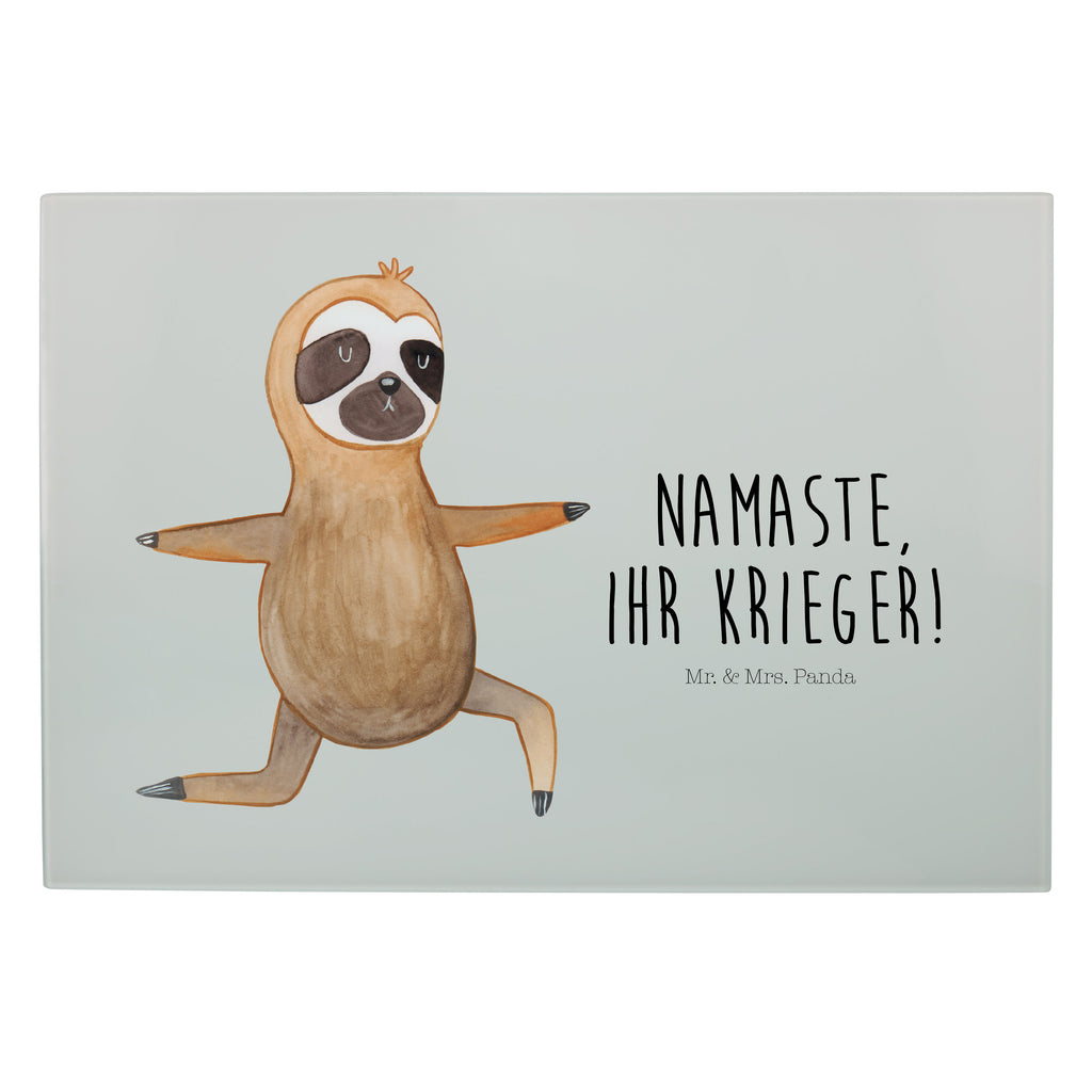 Glasschneidebrett Faultier Yoga Glasschneidebrett, Schneidebrett, Faultier, Faultier Geschenk, Faultier Deko, Faultiere, faul, Lieblingstier, Yoga, Namaste, Krieger, Yogaübungen, Meditation, Atmung, Gelassenheit, Entspannung