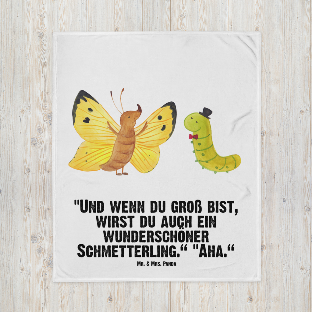 Babydecke Raupe & Schmetterling Babydecke, Babygeschenk, Geschenk Geburt, Babyecke Kuscheldecke, Krabbeldecke, Tiermotive, Gute Laune, lustige Sprüche, Tiere, Raupe, Schmetterling, Zitronenfalter, Entwicklung, Erwachsen werden, Kokon, Hut, Hütchen, Schönheit, Aufwachsen