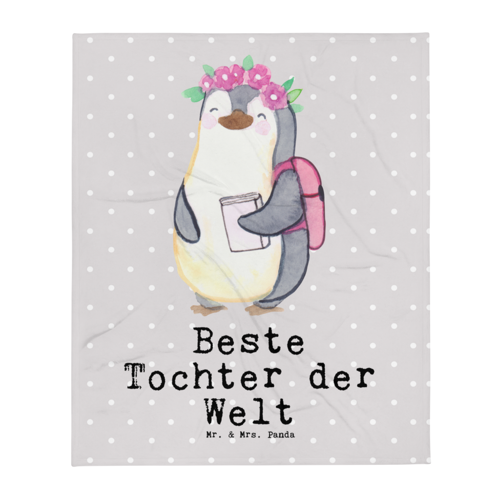 Kuscheldecke Pinguin Beste Tochter der Welt Decke, Wohndecke, Tagesdecke, Wolldecke, Sofadecke, für, Dankeschön, Geschenk, Schenken, Geburtstag, Geburtstagsgeschenk, Geschenkidee, Danke, Bedanken, Mitbringsel, Freude machen, Geschenktipp, Tochter, Töchter, Töchterchen, Geburt, Kleine, Mutter, Vater, Kind, Kinder, Familie, Belohnung