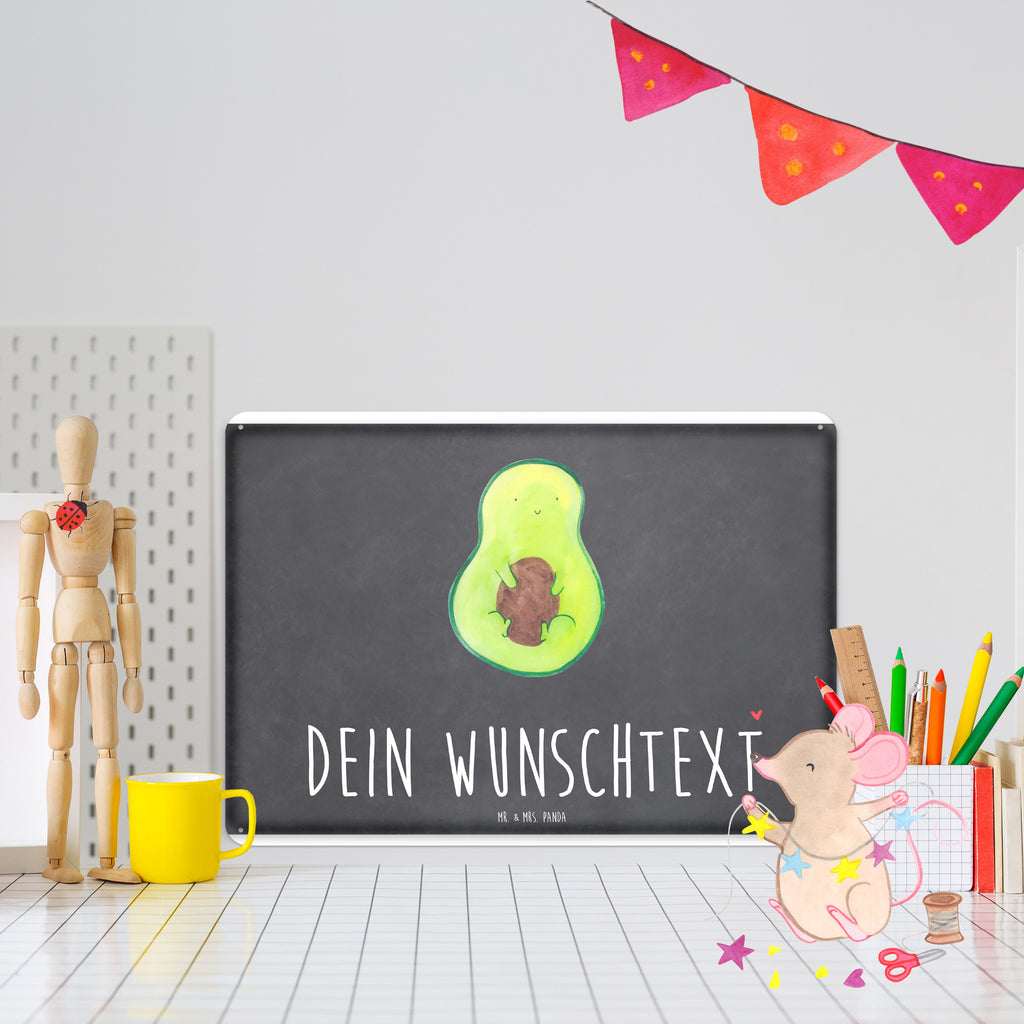 Personalisiertes Blechschild Avocado Kern Blechschild, Metallschild, Geschenk Schild, Schild, Magnet-Metall-Schild, Deko Schild, Wandschild, Wand-Dekoration, Türschild, Avocado, Veggie, Vegan, Gesund, Avokado, Avocadokern, Kern, Pflanze, Spruch Leben