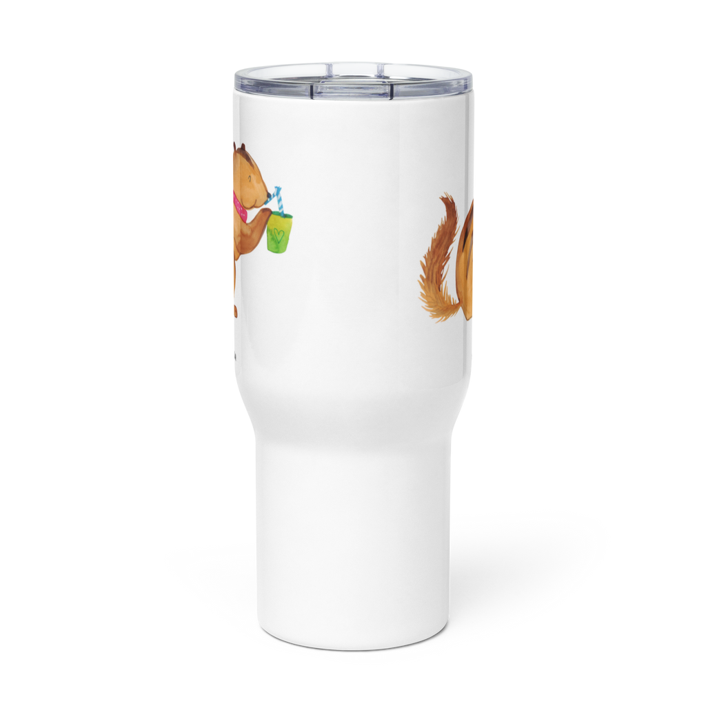 XXL Thermobecher Eichhörnchen Smoothie Thermobecher, XL Thermobecher, Reisebecher, XL Reisetasse, Großer Thermobecher, Autobecher, Jumbo Becher, Tiermotive, Gute Laune, lustige Sprüche, Tiere, Green Smoothies, Diät, Abnehmen, Streifenhörnchen, Eichhörnchen