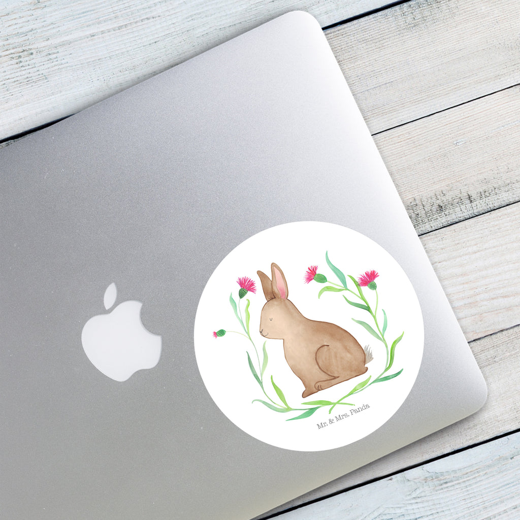 Rund Aufkleber Hase sitzend Sticker, Aufkleber, Etikett, Ostern, Osterhase, Ostergeschenke, Osternest, Osterdeko, Geschenke zu Ostern, Ostern Geschenk, Ostergeschenke Kinder, Ostern Kinder, Frohe Ostern, Ostergrüße, Osterblume, Liebe, Grüße, Hase, Kaninchen