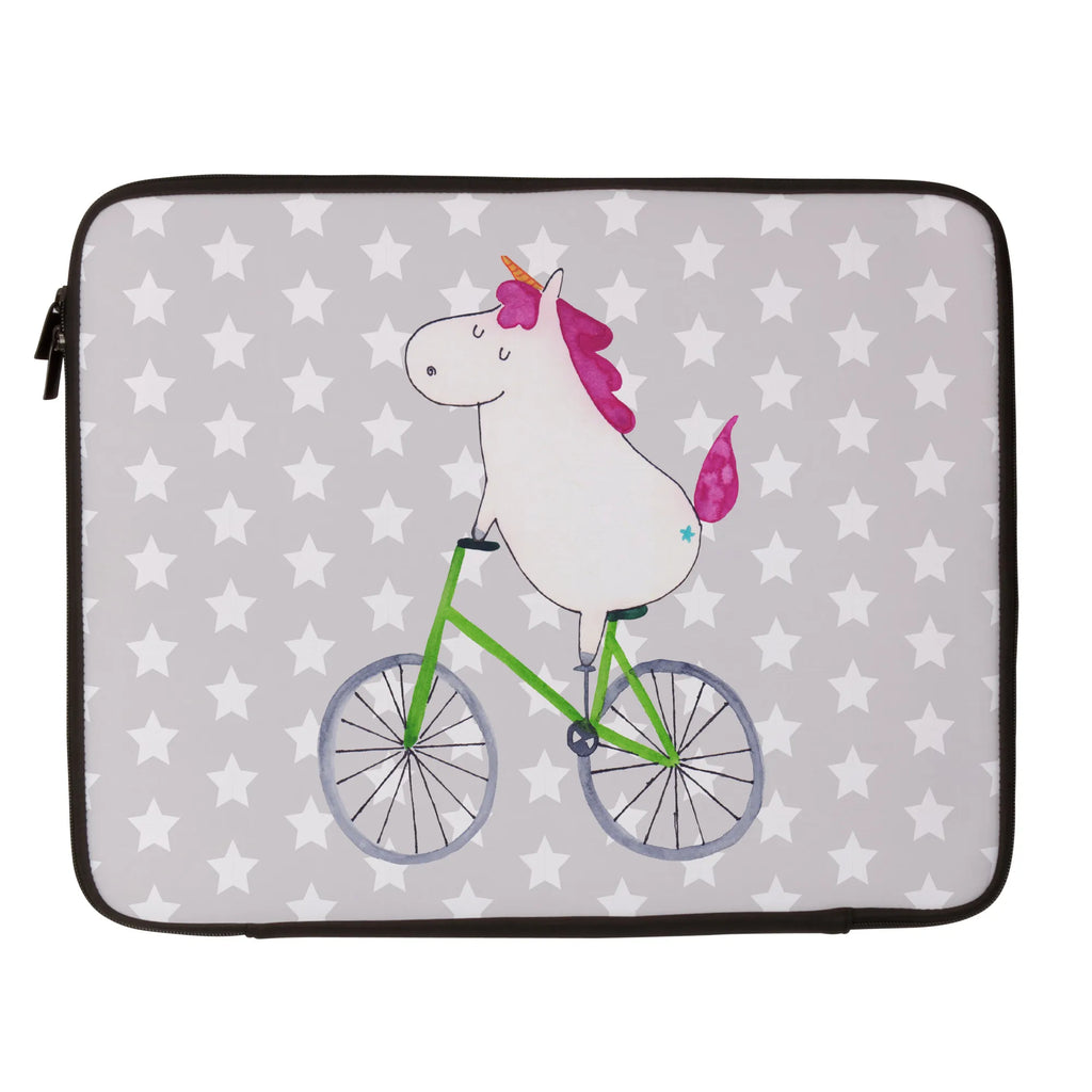 Notebook Tasche Einhorn Radfahrer Notebook Tasche, Laptop, Computertasche, Tasche, Notebook-Tasche, Notebook-Reisehülle, Notebook Schutz, Einhorn, Einhörner, Einhorn Deko, Pegasus, Unicorn, Radfahren, Radfahrer, Rad, Bike, Feenstaub, Konfetti, Luxusproblem, Kummer, Liebeskummer