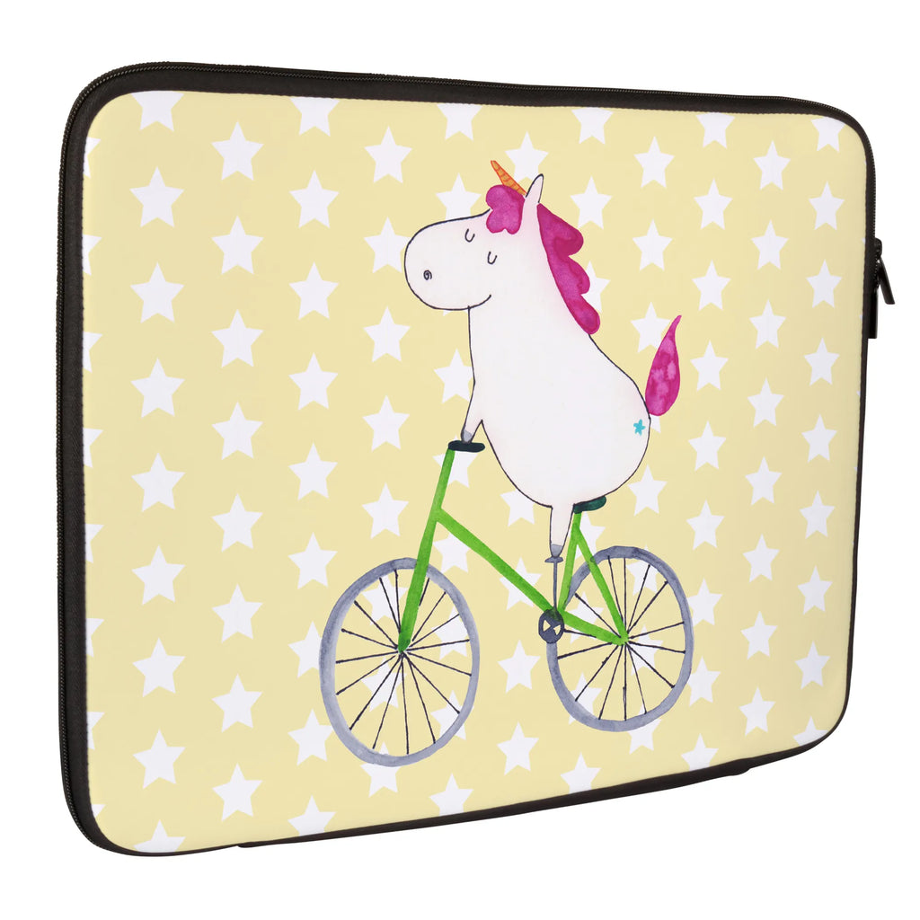 Notebook Tasche Einhorn Radfahrer Notebook Tasche, Laptop, Computertasche, Tasche, Notebook-Tasche, Notebook-Reisehülle, Notebook Schutz, Einhorn, Einhörner, Einhorn Deko, Pegasus, Unicorn, Radfahren, Radfahrer, Rad, Bike, Feenstaub, Konfetti, Luxusproblem, Kummer, Liebeskummer