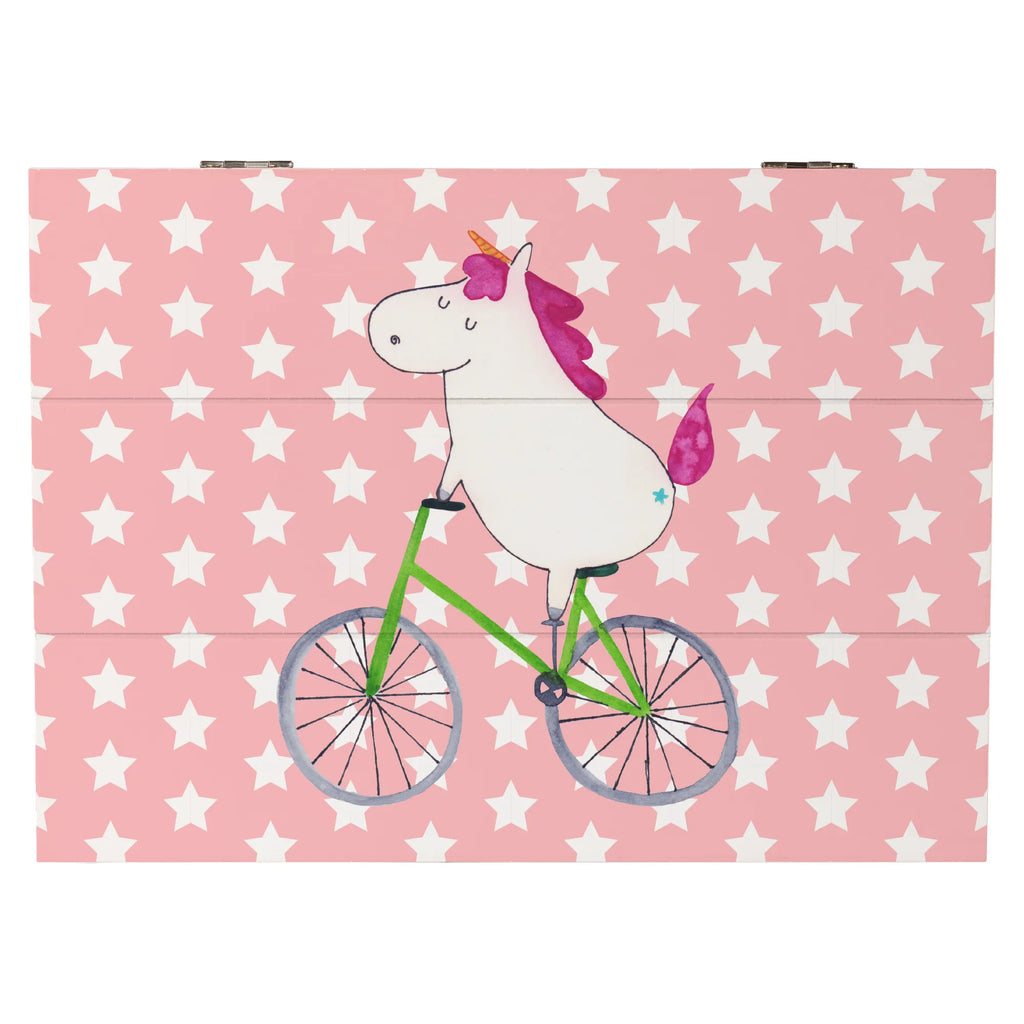 Holzkiste Einhorn Radfahrer Holzkiste, Kiste, Schatzkiste, Truhe, Schatulle, XXL, Erinnerungsbox, Erinnerungskiste, Dekokiste, Aufbewahrungsbox, Geschenkbox, Geschenkdose, Einhorn, Einhörner, Einhorn Deko, Pegasus, Unicorn, Radfahren, Radfahrer, Rad, Bike, Feenstaub, Konfetti, Luxusproblem, Kummer, Liebeskummer